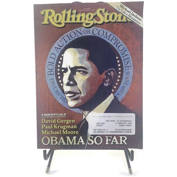 Rolling Stone Magazine August 20 2009 Barrack Obama Presidency - Picture 1 of 10